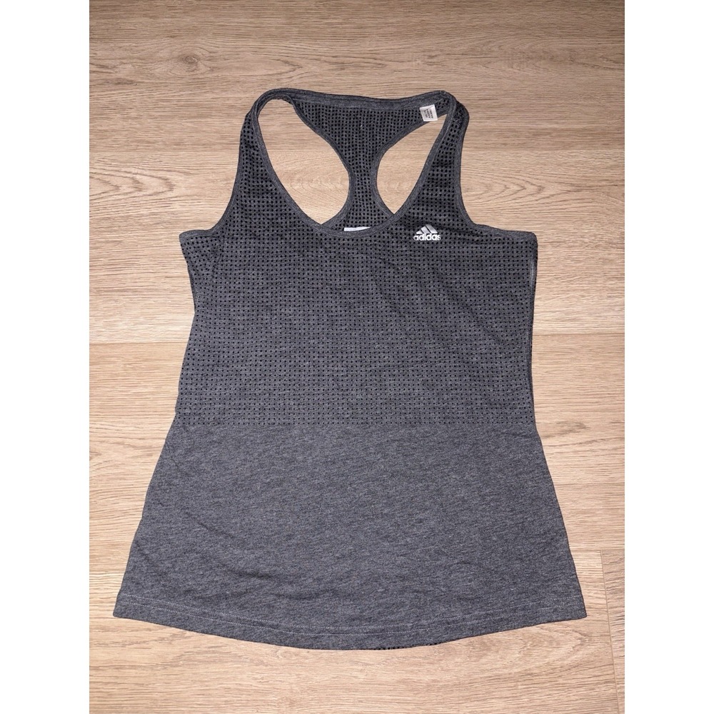 Adidas Women's Grey Racerback Size Medium